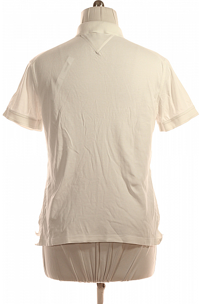 Dámské Polo Tričko Bílé TOMMY HILFIGER Vel. L