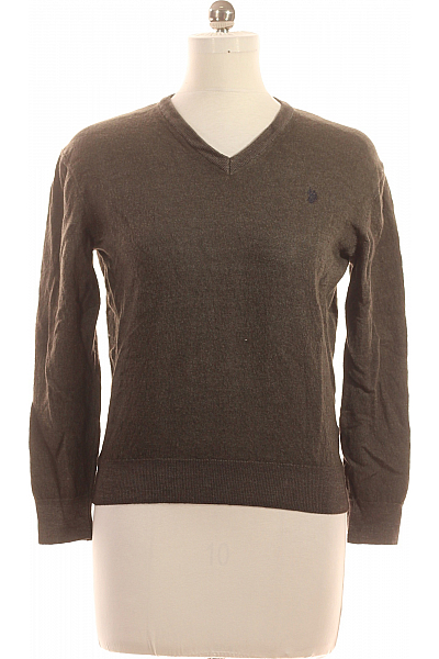 Dámský Svetr Vlněný Zelený U.S.POLO ASSN. Vel. L