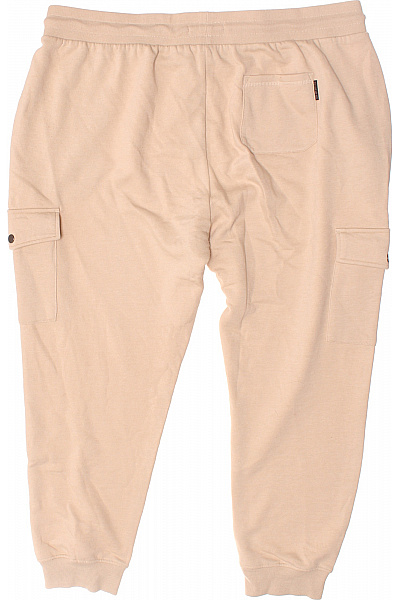 TOKYO LAUNDRY Pánské Tepláky Béžové Second hand Vel. XXL