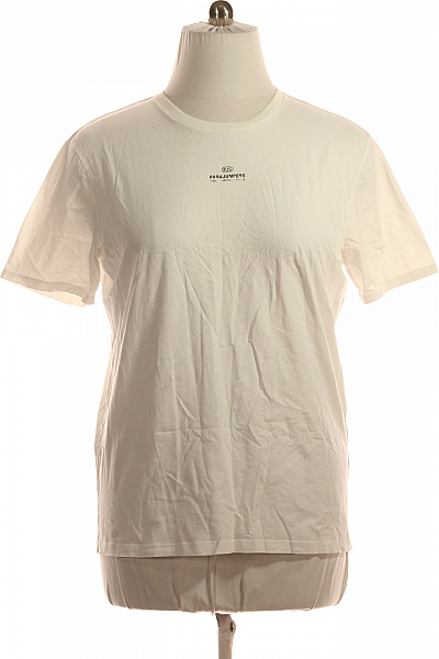 Parajumpers Pánské Tričko S Potiskem Bílé Vel. XL