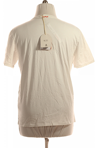 Parajumpers Pánské Tričko s Potiskem Bílé Vel. XL