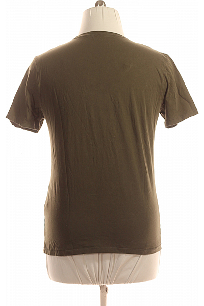 Jednoduché Pánské Tričko Khaki TOM TAILOR Vel. L