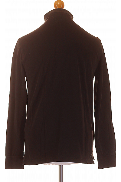 Pánské Tričko s Límečkem Černé TOMMY HILFIGER Vel. M