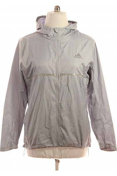 ADIDAS Sportovní Pánská Bunda Šedá Vel. L