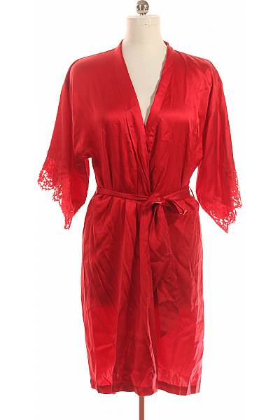 Dámské župan Hedvábný Červený LISE CHARMEL Vel. 40