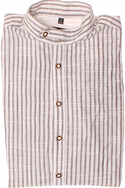 Vzorovaná Pánská Košile Šedá Vel. M