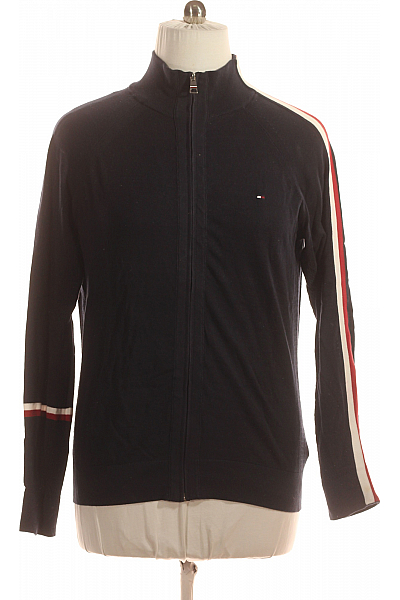 TOMMY HILFIGER Pánský Cardigan Modrý Vel. XL
