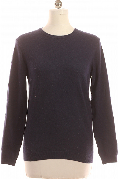 Dámský Svetr Hedvábný Modrý Second Hand