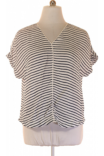 S.OLIVER Dámské Tričko s Potiskem Modré Vel. 44