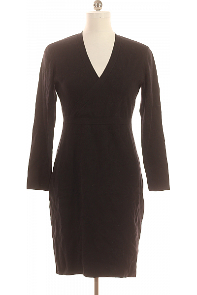  Šaty Pletené Černé Vel. 42