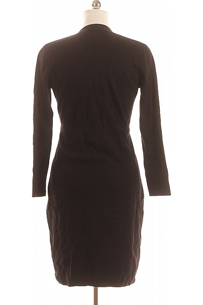  Šaty Pletené Černé Vel. 42