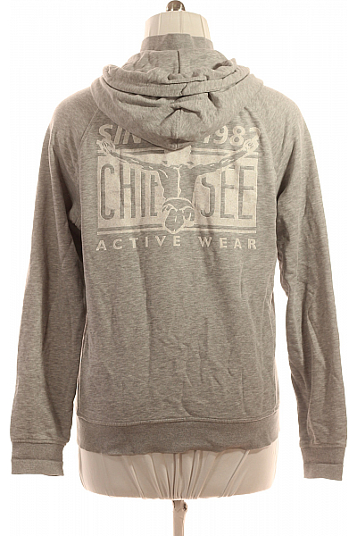 CHIEMSEE Pánská Mikina Na Zip Šedá Vel. L
