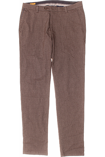 Bugatti Pánské Chino Kalhoty Hnědé