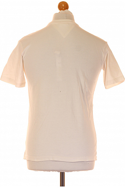 TOMMY HILFIGER Pánské Tričko s Potiskem Béžové Vel. XS