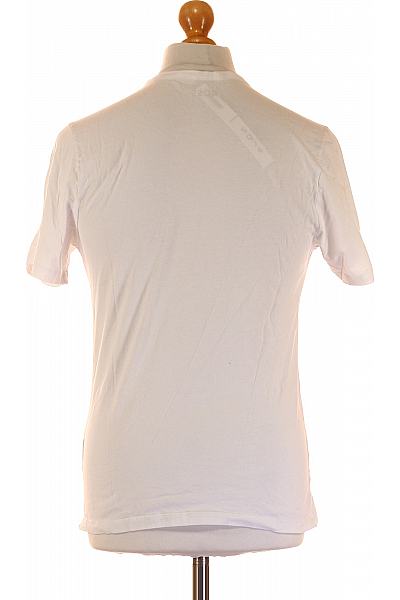 Jednoduché Pánské Tričko Bílé Hugo Boss Vel. M