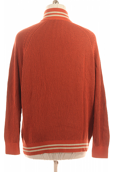 OLYMP Pánský Svetr Oranžový Vel. XL