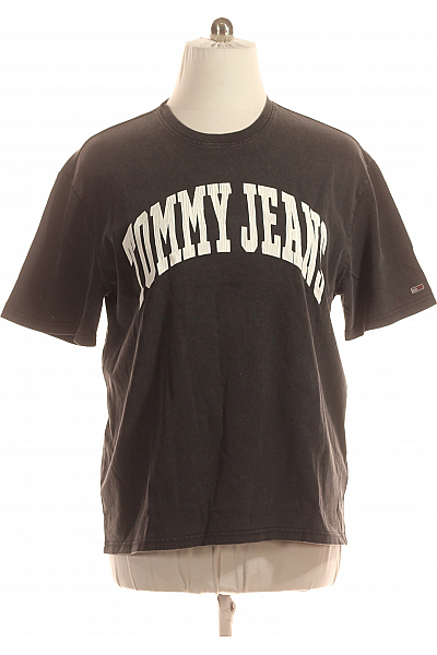 Pánské Tričko Černé TOMMY HILFIGER Vel. M