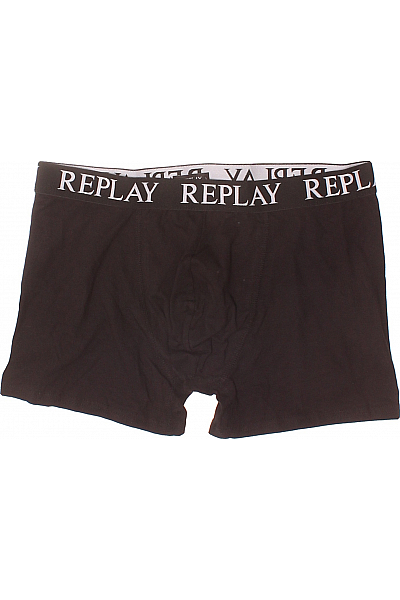 Pánské Spodní Prádlo Bavlněné Černé REPLAY