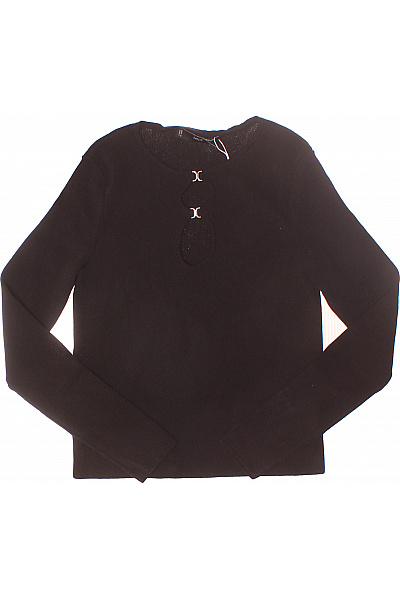  Halenka Pletená Černá MANGO Vel. S