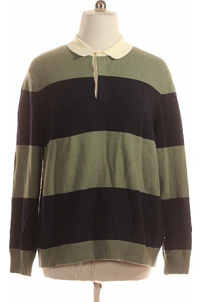 Pánský Pulovr Vlněný Zelený OLYMP Vel. XXL