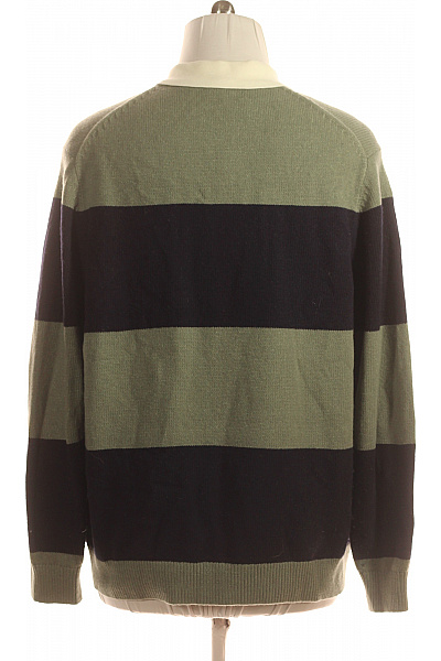 Pánský Pulovr Vlněný Zelený OLYMP Vel. XXL