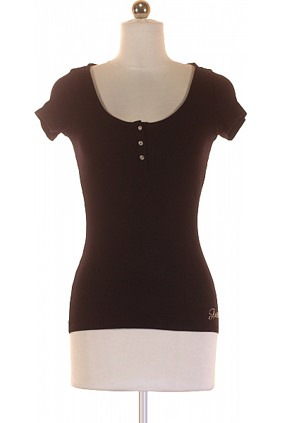Dámské Tričko Černé Guess Vel. XS