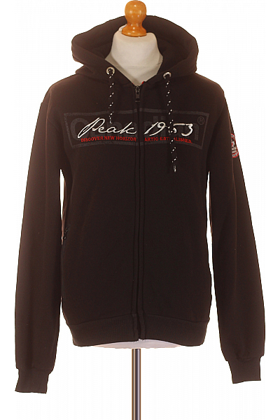 Pánská Mikina Na Zip Černá Vel. L