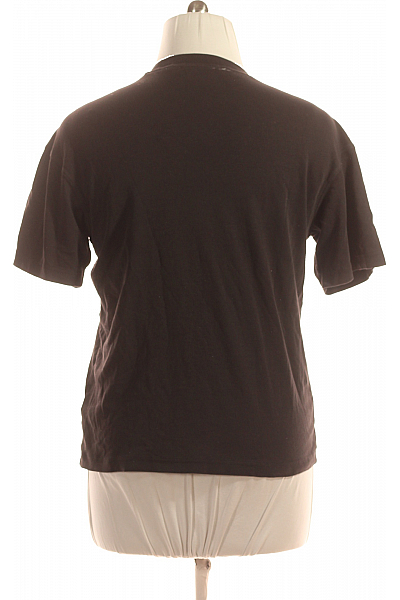 Calvin Klein Jednoduché Dámské Tričko Černé Vel. L