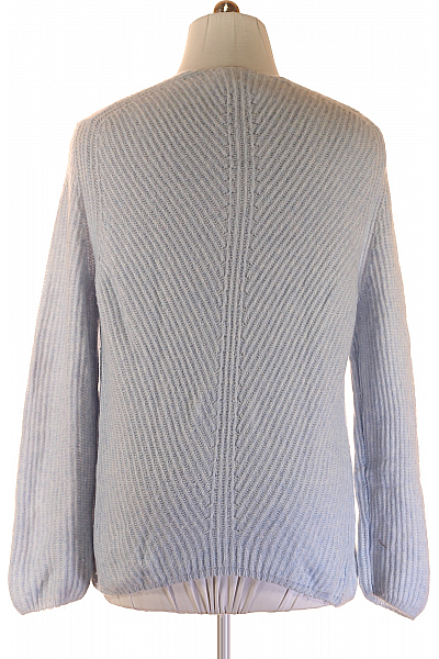 Dámský Pulovr Vlněný Modrý CINQUE Vel. XL