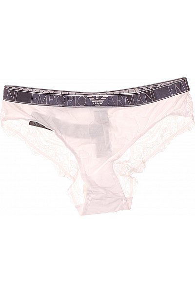 ARMANI Dámské Kalhotky Bílé Vel. XS