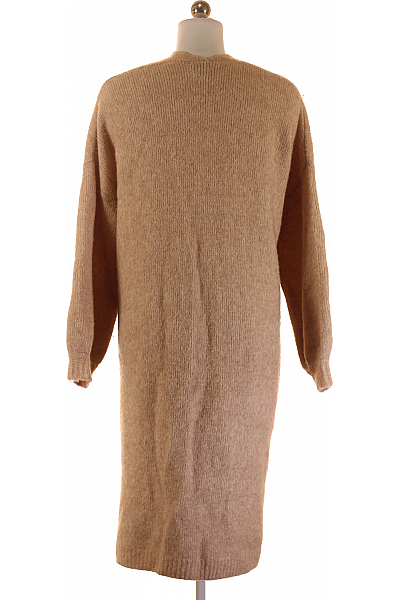 Dámský Svetr Vlněný Béžový Second hand Vel. 34