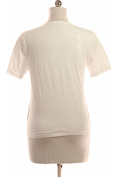 Hugo Boss Jednoduché Dámské Tričko Bílé Vel. M