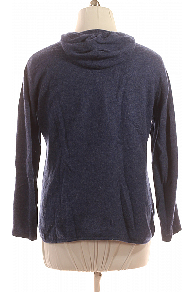 Zwillingsherz Dámský Svetr Kašmírový Modrý Vel. XL