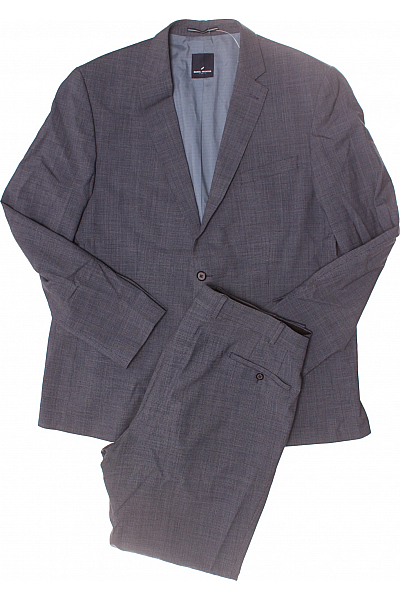 DANIEL HECHTER Pánský Společenský Oblek Modrý Vel. 58