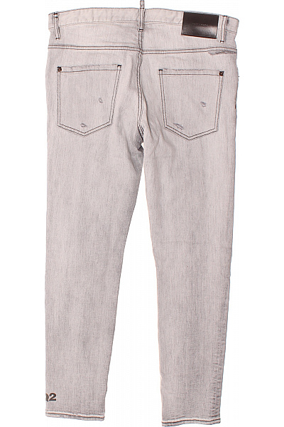 Dsquared2 Pánské Džíny Šedé Vel. 50