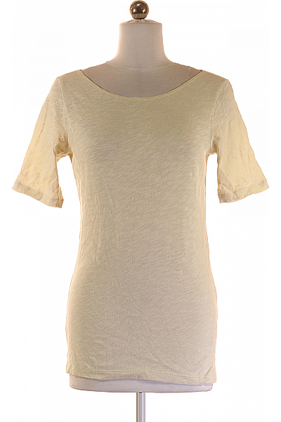 Marc O´Polo Jednoduché Dámské Tričko Béžové Vel. S