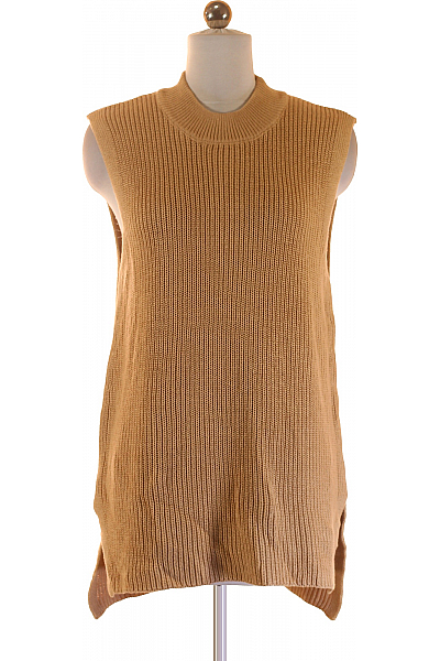 Kratká Dámská Vesta Hnědá Tchibo Second Hand Vel. 36/38