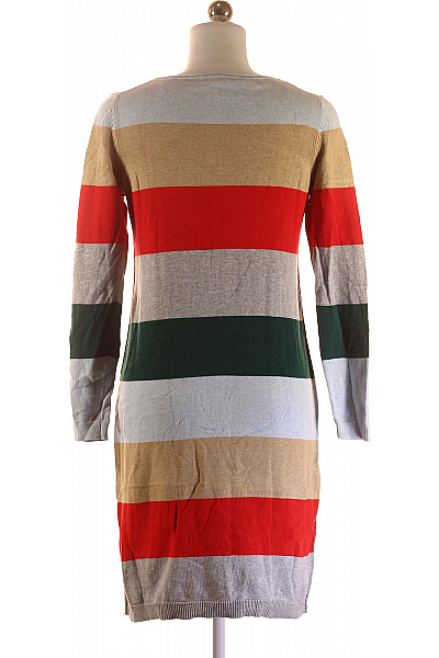  Šaty Pletené Barevné Esprit Second hand Vel. S