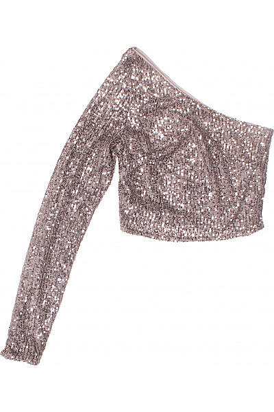 Společenská  Halenka Stříbrná Vel. 34