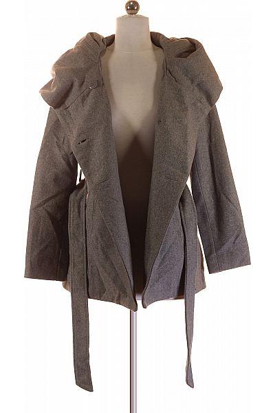 Amisu Krátký Dámský Kabát Šedý Vel. 36