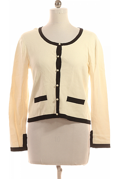 ZARA Dámský Svetr Bílý Vel. XL