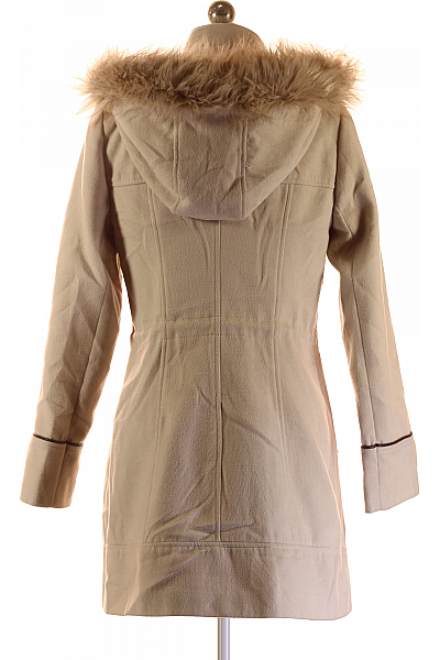 Krátký Dámský Kabát Béžový ATMOSPHERE Vel.  36