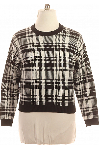 Dámský Svetr Černobílý Vel. L