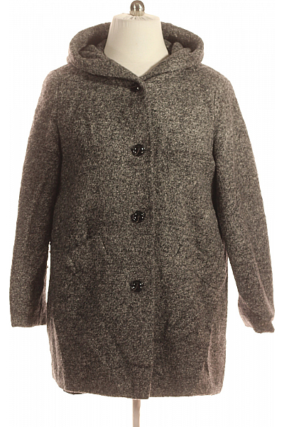 FUCHS SCHMITT Krátký Dámský Kabát Šedý Vel. 46