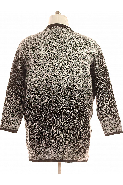 Krátký Dámský Kabát Černobílý