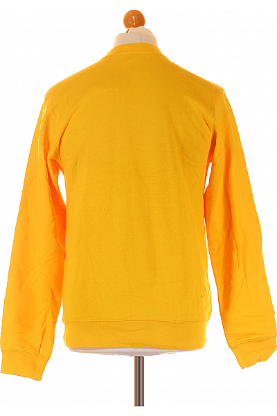 B&C Pánská Mikina Bez Zapínání Žlutá Second hand Vel. S