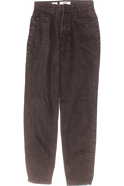 Bershka Dámské úzké Černé Second Hand Vel. 32