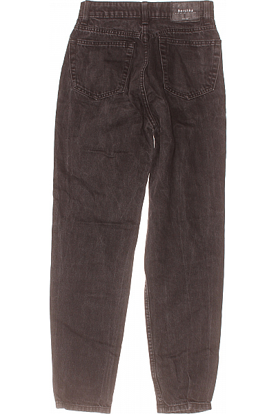 Bershka Dámské úzké Černé Second hand Vel. 32