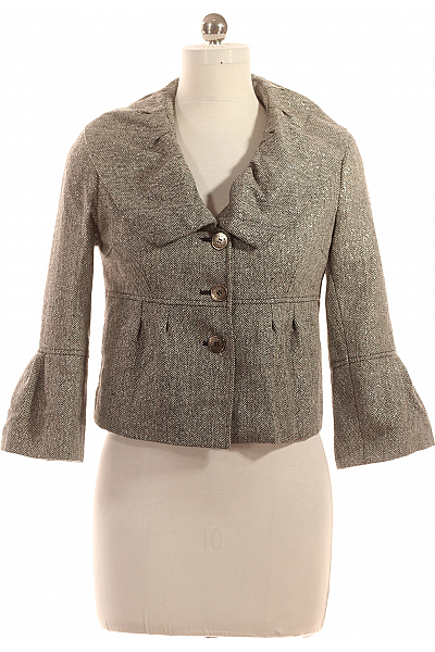 TALLY WEiJL Dámské Sako Černobílé Second Hand Vel. 38