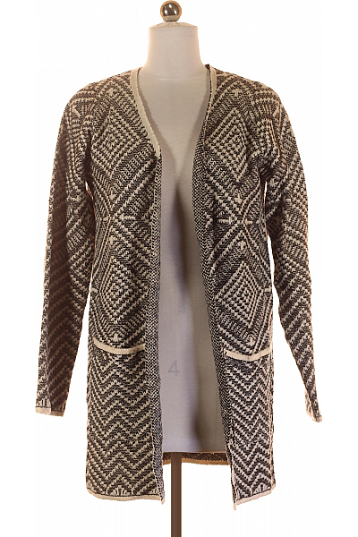 Dámský Svetr Černobílý Second Hand Vel. S